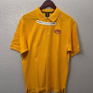Vintage Gear For Sports: USC Trojans Gold Polo Shirt Size M
